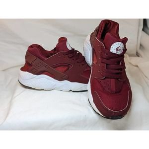 Women's Huarache Maroon Sneakers Sz 6